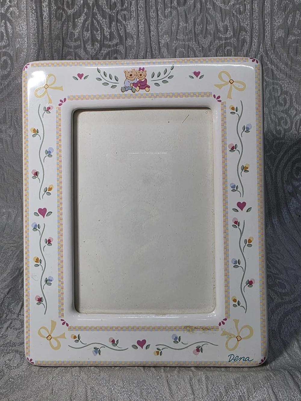 Vintage Ceramic Picture Frame